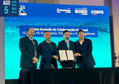 Segunda Sesión del Consejo Directivo de H2V Biobío marca hito con la firma de un Acuerdo de Colaboración Nacional para el desarrollo territorial del hidrógeno en Chile