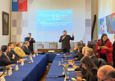 H2V Biobío presenta oportunidades, tendencias y proyectos de transición energética e hidrógeno ante el Gabinete Regional
