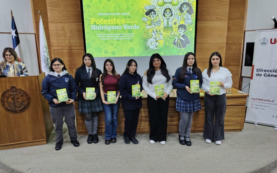 Lanzan libro que recoge experiencia de alumnas de liceos técnico profesionales con el hidrógeno verde